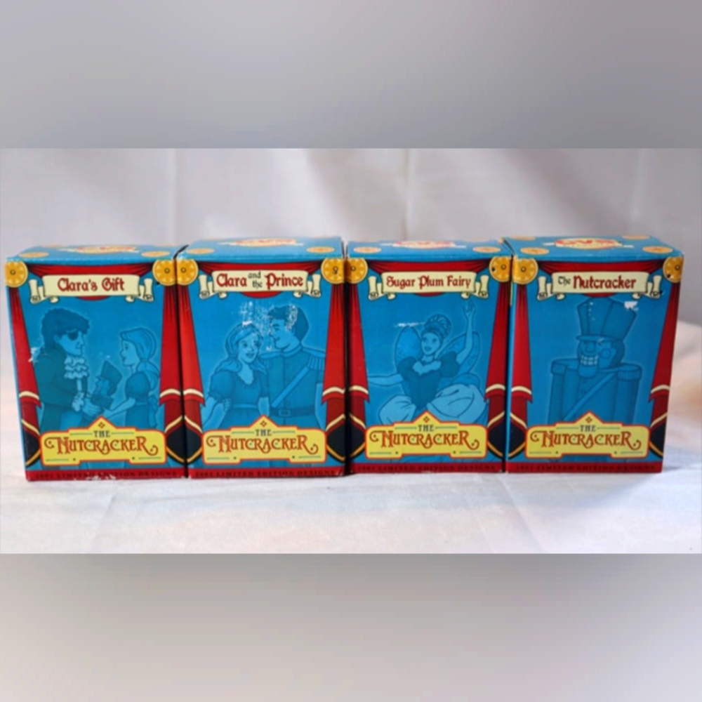 Vintage The Nutcracker - CVS 2001 Lot of 4 Ornaments New in Box